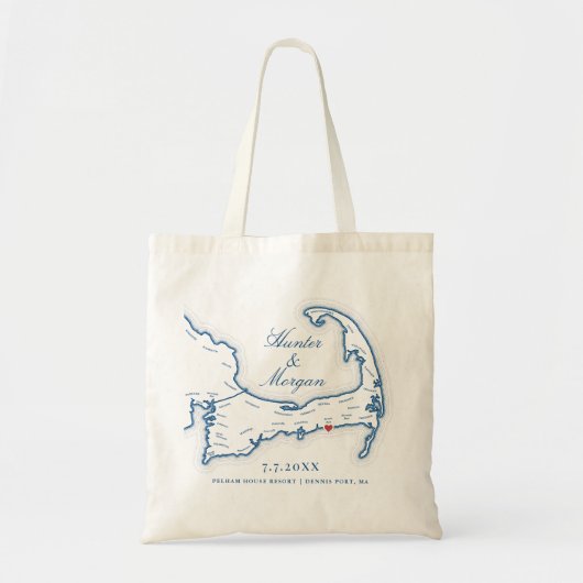 Tas met bruiloftsgeschenken van Pelham House Resor (Voorkant)