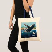 Tas met Bultrugwalvis Scène (Voorkant (product))