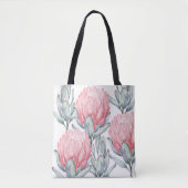 Tas met charmante, delicate bloemetjes. (Voorkant)