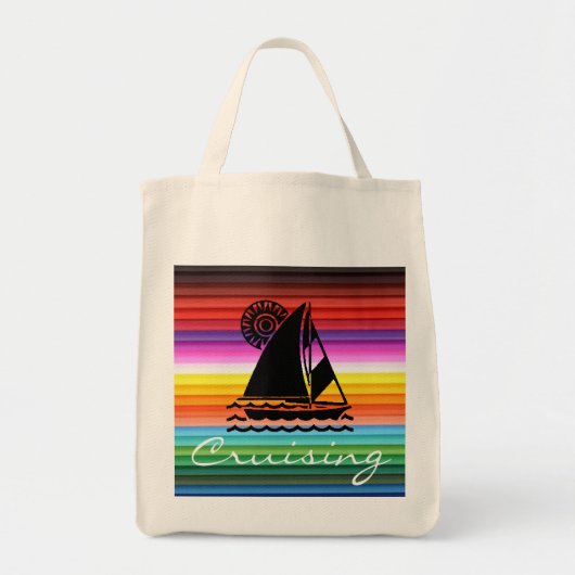Tas met cruiseschip (Voorkant)
