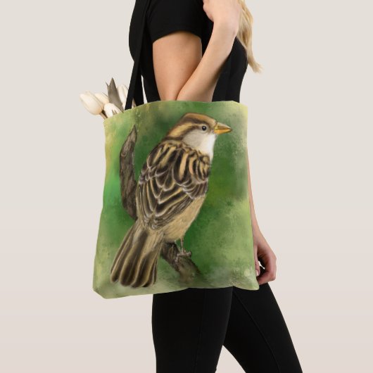 Tas met Cute Vogel (Dichtbij)