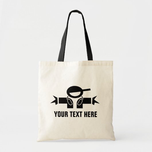 Tas met de naam van een aangepaste diskjockey voor (Voorkant)