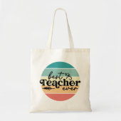 Tas met de tekst 'Beste leraar ooit', Cadeau voor (Voorkant)