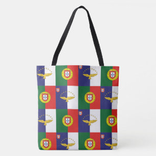Tas met de vlag van Portugal en de Azoren