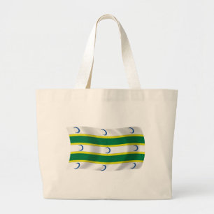 Tas met de vlag van Turkmenistan