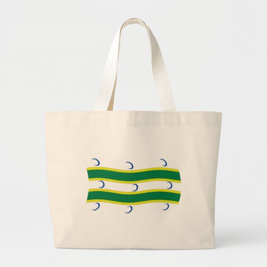 Tas met de vlag van Turkmenistan (Voorkant)