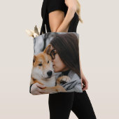 Tas met dubbelzijdige afdruk en eigen foto (Dichtbij)