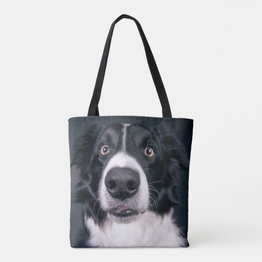 Tas met dubbelzijdige foto van hond (Achterkant)