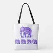 TAS met een blauwe olifant (Achterkant)