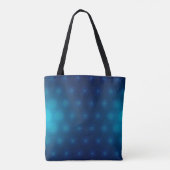 Tas met een donkerblauwe en turquoise gradiënt (Achterkant)