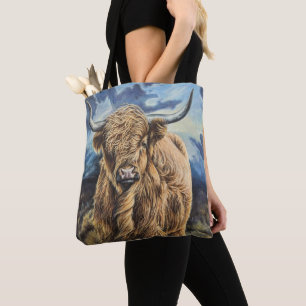 Tas met een moedige Highlander koe