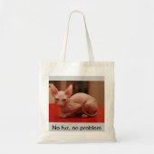 tas met een schattig sphynx kitten (Voorkant)