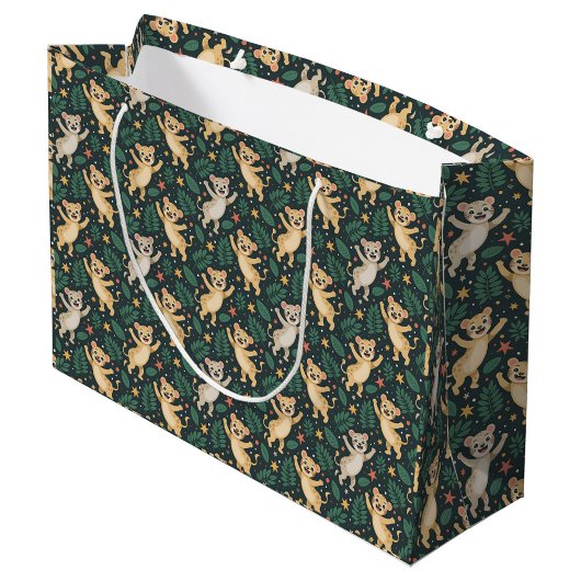 Tas met een speels patroon groot cadeauzakje