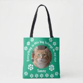 Tas met eigen foto voor kattenliefhebbers (Voorkant)
