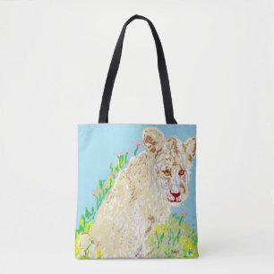 Tas met eigen ontwerp en all-overprint Afrikaanse 