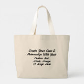 Tas met eigen ontwerptekst - Maak uw eigen cadeau (Achterkant)