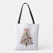 Tas met enkele penseelstreek kerstboom (Achterkant)