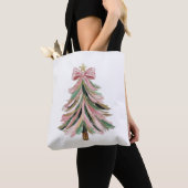 Tas met enkele penseelstreek kerstboom (Dichtbij)