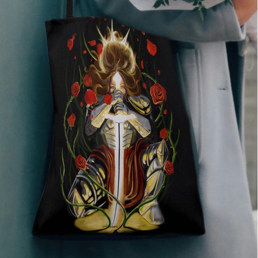 Tas met fantasieliefhebber kunstboek