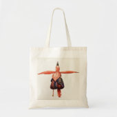 Tas met fuchsia bloemendesign (Voorkant)