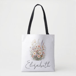 Tas met geboortemaandbloem voor vrouw, meisje