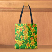 Tas met gele narcissen