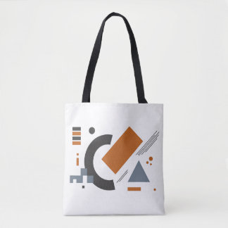 Tas met geometrisch ontwerp voor een casual dag