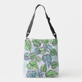Tas met groene bladeren/kruislichaam (Achterkant)