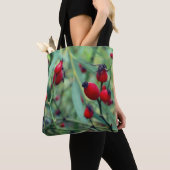 Tas met herfstfoto's van rozenbottels (Dichtbij)