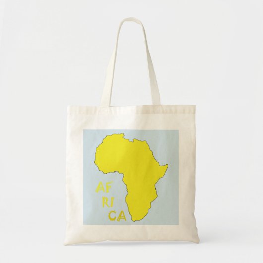 Tas met kaart van Afrika (Voorkant)