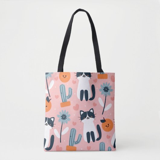Tas met kattenpatroon (Voorkant)