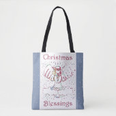 Tas met kerstcadeautjes Angel (Voorkant)