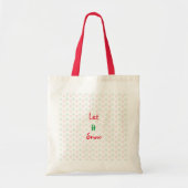 Tas met kerstsneeuwvlokken (Voorkant)