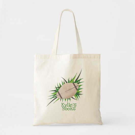 Tas met kindervoetbalstripbibliotheek (Voorkant)