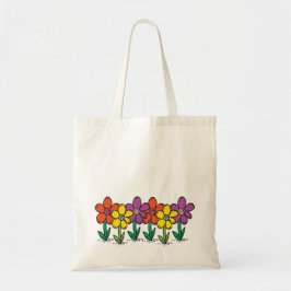Tas met kleurrijke bloemen