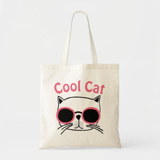 Tas met koele kat voor budget (Voorkant)