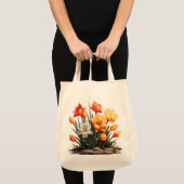 Tas met levendige bloemen (Voorkant (product))