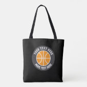 Tas met logo van basketbalsport op schouder (Achterkant)