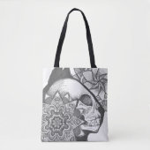 Tas met mandala van katten schedel (Voorkant)