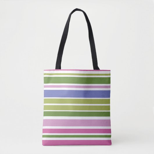 Tas met meerdere kleuren en stripe (Voorkant)