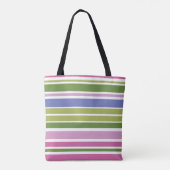 Tas met meerdere kleuren en stripe (Achterkant)