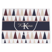 Tas met monogram als cadeau groot cadeauzakje (Voorkant)