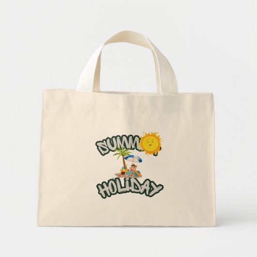 Tas met mooi ontwerp (zomer vakantie) (Voorkant)