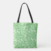 Tas met natuurgetint bladpatroon (Achterkant)