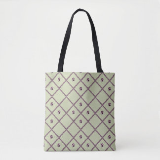 Tas met Pansy Lattice all-over print.