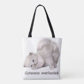 Tas met portret van een schattig kitten (Achterkant)