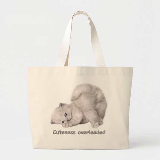 Tas met portret van een schattig kitten (Voorkant)