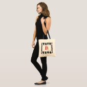 Tas met rand met letter K (Voorkant (model))