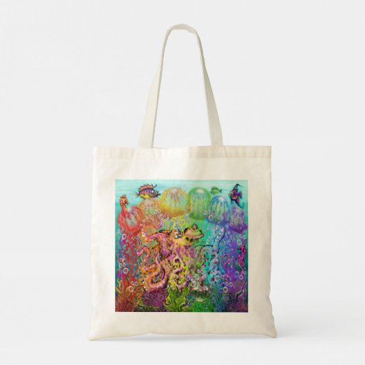 Tas met regenboogtentakels (Achterkant)