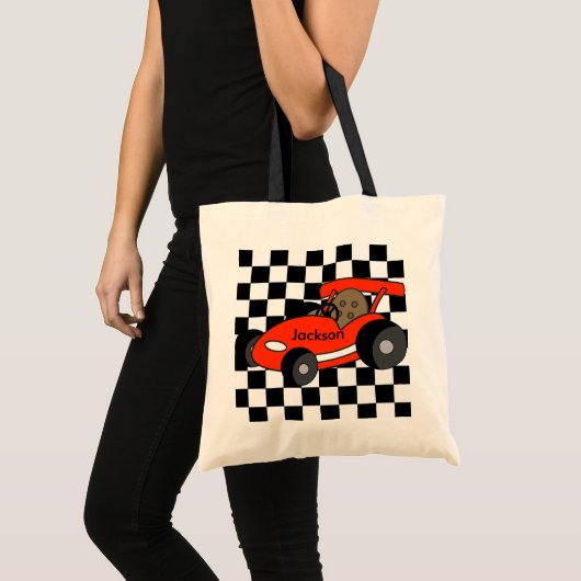 Tas met rode loopauto (Voorkant (product))